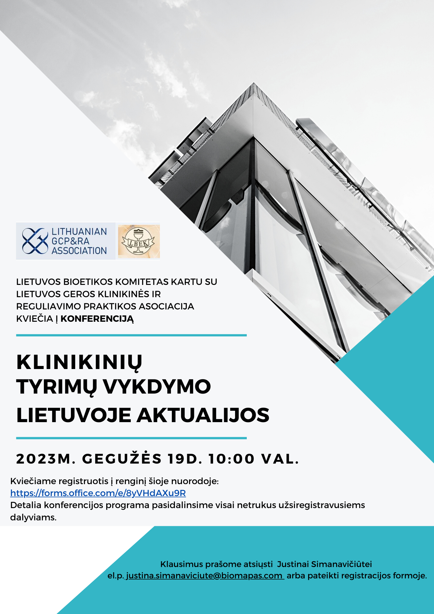 Konferencija „Klinikinių tyrimų vykdymo Lietuvoje aktualijos"